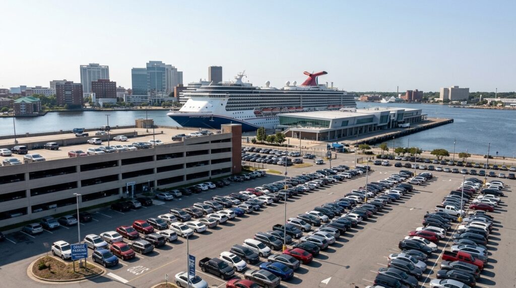 norfolk cruise terminal parking